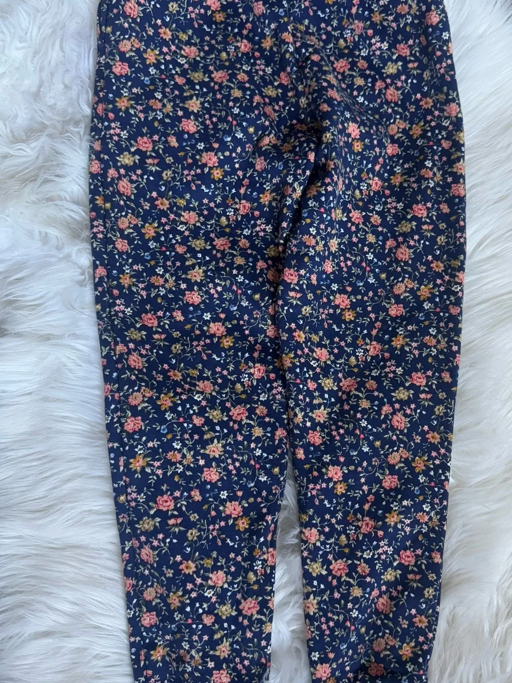 Girls Navy Floral Hoodie and coordinating joggers by Polo Ralph Lauren set